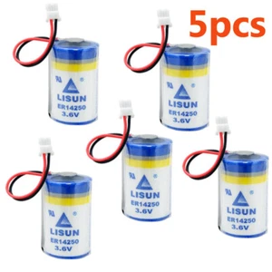 5x NUEVA ER14250 Batería 1200mAh para Delta Programmer DVP-80EH Serie PLC Batería - Imagen 1 de 4