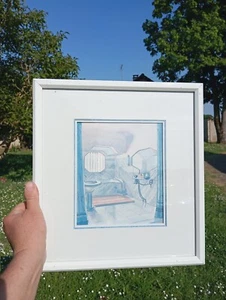 Engraving Salle De Bath Art Deco Bathroom Print - Picture 1 of 5