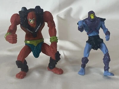 Lote de figuras de acción de juguete McDonalds He-Man MOTU 2003 Skeletor & Beast Man II Foto 1 de 4
