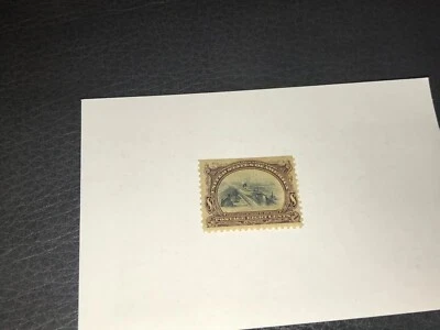 US Stamps Scott#298 8c Mint NH OG Lightly Crease No Perforations On Top...CV$230 - Image 1 of 4