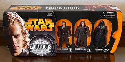 Hasbro Star Wars 2005 Evolutions Anakin Skywalker to Darth Vader New - Image 1 of 4