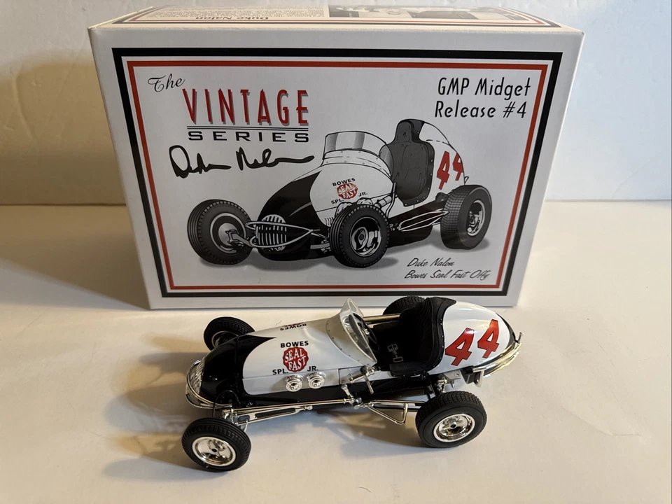 GMP Duke Nalon #44 Bowes Seal Fast Offy Midget 1:18 Diecast Sprint Car 7644 Foto 1 de 4