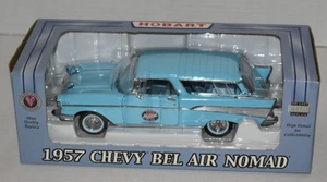 Crown Jewel HOBART 1957 Chevy Bel Air Nomad Die Cast Car 1:24 Blue NEW - Picture 1 of 3