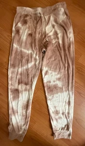 BBJ Los Angeles Jogginghose Damen L Batik Stretch weich Gummibund Taschen - Bild 1 von 5