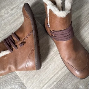 Botines Camper Peu de cuero marrón rep £200 nuevos sin caja - Imagen 1 de 10