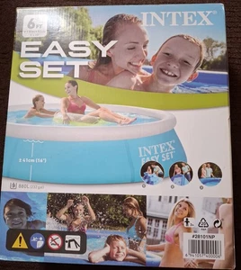 Intex Easy Set Inflatable Swimming Pool, 6ft x 20'' - Picture 1 of 5