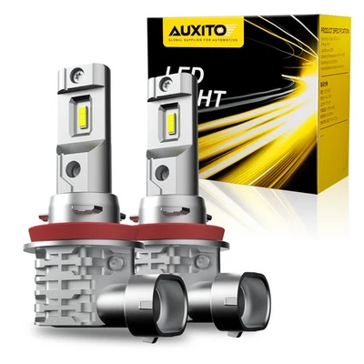 AUXITO 9005 9006 H11 H4 LED Headlight Kit Low Hi Beam Bulbs Wireless Fanless EPG - Image 1 of 4