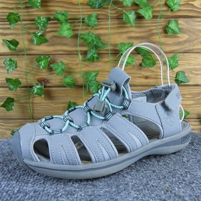 Khombu Ashley Gray Closed Toe Sport Sandals Women's Size 8 Adjustable Water Shoe - Image 1 of 4