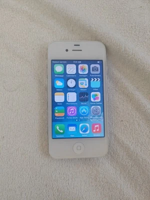 Apple iPhone 4 A1332 8gb Bianco White 3825 - Immagine 1 di 4
