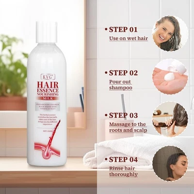 2PCS anti hair loss shampoo Fast Hair Growth Shampoo For Women&Men - Image 1 of 4