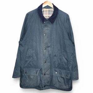 Barbour Lightweight Beaufort Jacket Size XL Faded Blue Waterproof Tartan Lined - Imagen 1 de 15