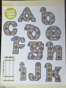 Cross Stitch Chart (From Magazine) - Alphabet - Celtic 2 - Picture 1 of 3