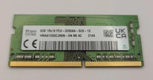 Hynix - Dell 8GB 1Rx16 PC4-3200 HMAA1GS6CJR6N-XN (ONLY COMES WITH 1 STICK) - Picture 1 of 2