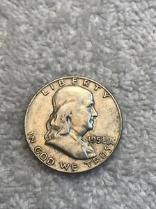 benjamin franklin half dollar 1958-D Sold Separately - Picture 1 of 6