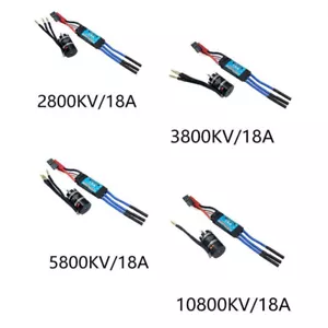 Multi Models Reliable Brushless Motor + 18A ESC For 1/24 1/26 1/28 1/32 RC Car D - Picture 1 of 14