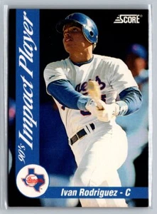 1992 Score #5 Ivan Rodriguez 90's Impact Players - Picture 1 of 2