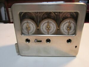 Antique Mosler Safe Company, Bank Vault Time Lock, 3 Waltham 16S Movements, RUNS