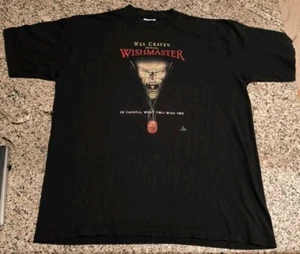 Camiseta Promocional Wishmaster Película de Terror 1997 De Colección Wes Craven Talla XL - Imagen 1 de 15