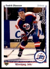 1990-91 Upper Deck Fredrik Olausson Hockey Cards #237