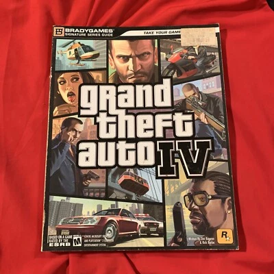 Grand Theft Auto IV 4 GTA IV Strategy Guide Brady Games Complete with Map - Image 1 of 4
