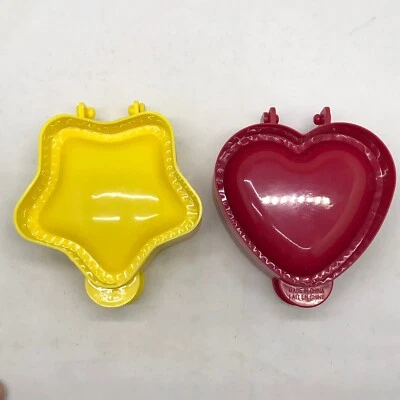 Lote de 2 moldes para tartas Avon 2010 estrella y corazón nuevo stock antiguo Foto 1 de 4