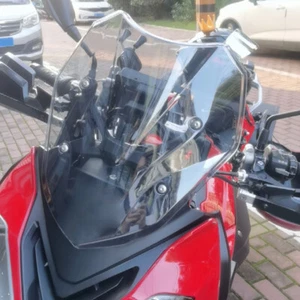 Smoke Grey Double Bubble Windscreen Windshield Shield For BMW S1000XR 2015-2019 - Picture 1 of 9