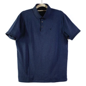 Trent Nathan Men's Polo Shirt Mercerised Cotton Navy Large Pre Owned EUC - Picture 1 of 12