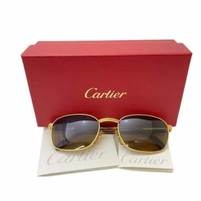 Rare Vintage Cartier Tortoise and Gold Framed Sunglasses 140mm - Image 1 of 4