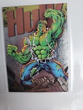 1994 Fleer Marvel Universe Power Blast Gold # 5 of 9 Hulk