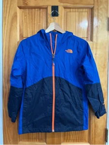 Kinder The North Face durchgehender Reißverschluss blau Windbreaker Jacke Größe Medium 10-12 - Bild 1 von 6