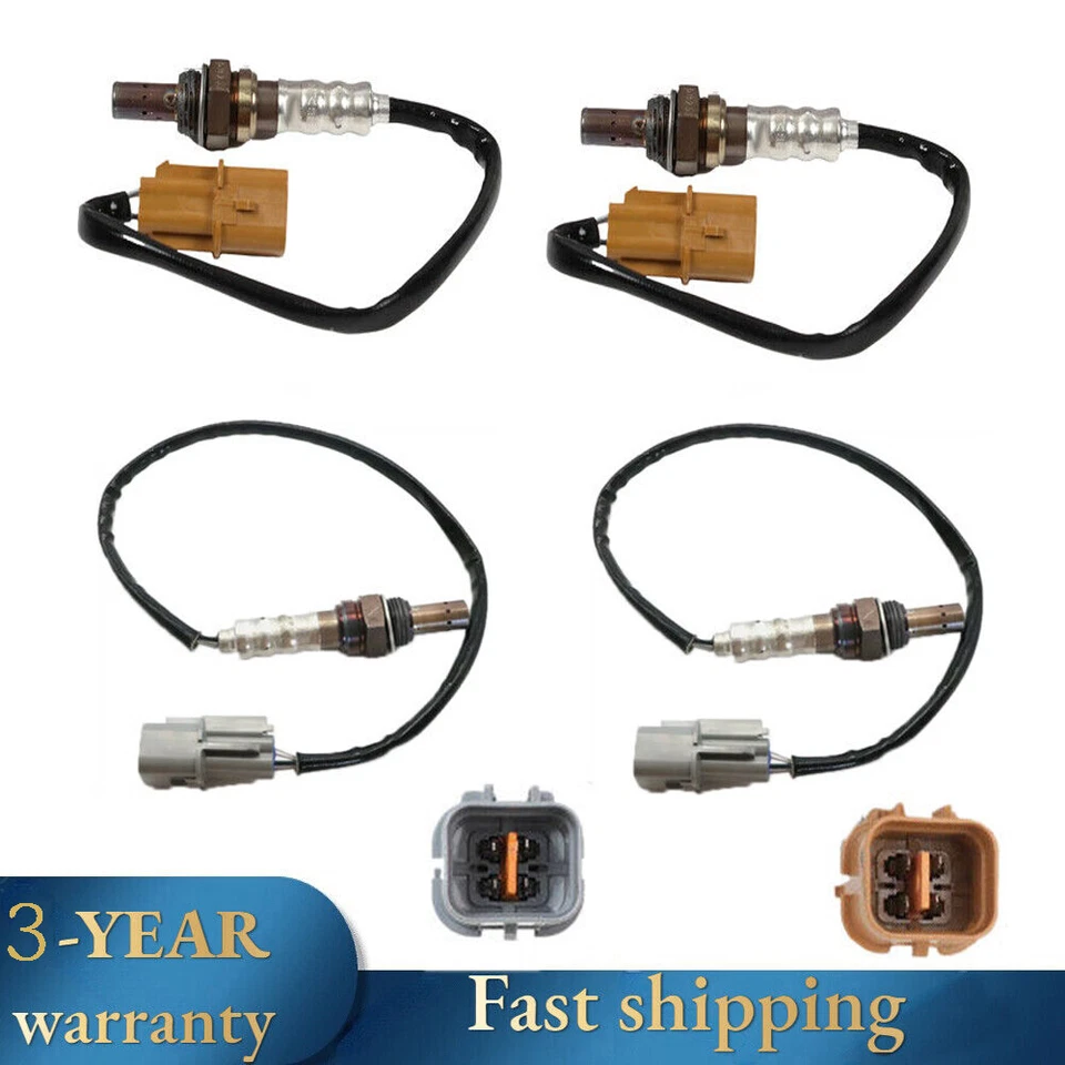 Sensor de oxígeno arriba+abajo 4 piezas para Hyundai 2003-2004 Santa Fe 2002-2005 Sonata 2,7 L Foto 1 de 4