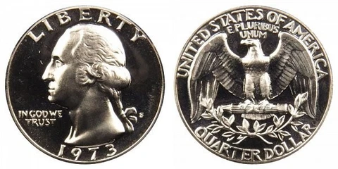 1973 S Washington Quarter Cover