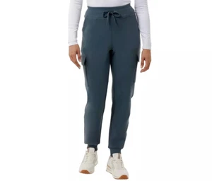 32 Degrees Heat Women's Drawstring Side Pockets Jogger Pants, Blue, Size Small - Picture 1 of 4