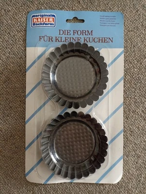 Kaiser Torteletts Pâtisserie 10 cm 6er-Set beschichtet Backform Tortelettform - Bild 1 von 2