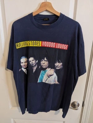 Vintage Rolling Stones Voodoo Lounge T Shirt Men XL Concert Tour 94/95 90s - Imagem 1 de 4