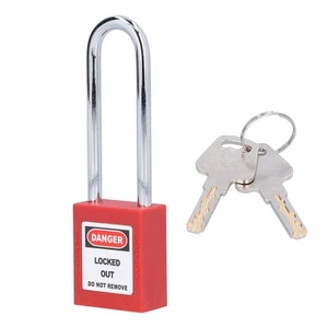 `Industrial Safety Padlock 3In Steel Beam Corrosion Resistant Engineering I - Photo 1/12