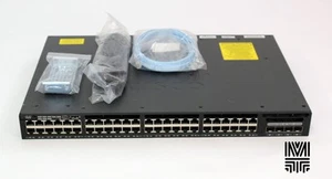 Cisco WS-C3650-48FQM-L 48 port 10/100/1000 Ethernet PoE+ 4x10G Uplink - Afbeelding 1 van 4