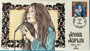 COLLINS PINTADO A MANO 4916 Janis Joplin cantante murió demasiado joven - Imagen 1 de 1