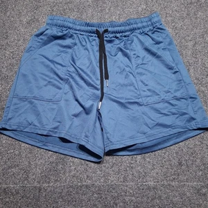 SHEIN  Manfinity Youth  2 In 1 Drawstring Waist Swim Shorts AW5 Blue Medium - Picture 1 of 8