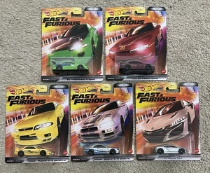Hot Wheels 2022 1:64 Fast and Furious Hot Wheels Premium 5 Set DMC55 ¡Sellado Nuevo! - Imagen 1 de 2