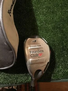 Founders Club Double Sole 24* 4 Hybrid Regular Graphite Shaft Left Handed - Picture 1 of 8
