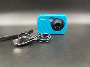 POLAROID-IS048N Waterproof 16MP Digital Portable Lightweight Camera - Teal - Picture 1 of 7