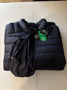 Men's Big and Tall Solaris Puffer Down Jacket Sized 3XLT NWT, Blue Never Worn - Picture 1 of 7