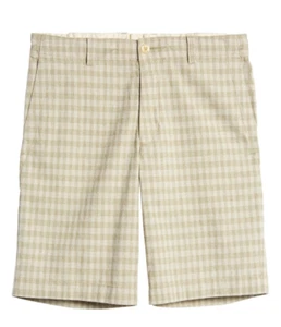 $118 Tommy Bahama Men's, Sea Spray Check Stretch Linen & Cotton Short, Twill,XXL - Picture 1 of 5