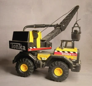 TONKA MINI MIGHTY SWIVEL BUCKET CRANE 758 ~ Vintage Hasbro Maisto @1998 - Picture 1 of 4