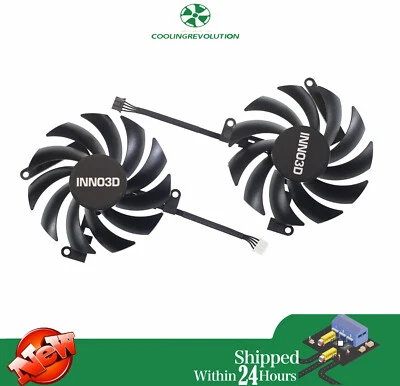 CSH9015S Graphics card fan For INNO3D RTX 4060 4060 Ti 4070 TWIN X2 OC Fan - Image 1 of 2