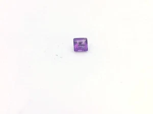 0.15ct Loose Princess Cut Genuine Amethyst 3 x 3mm - Picture 1 of 4