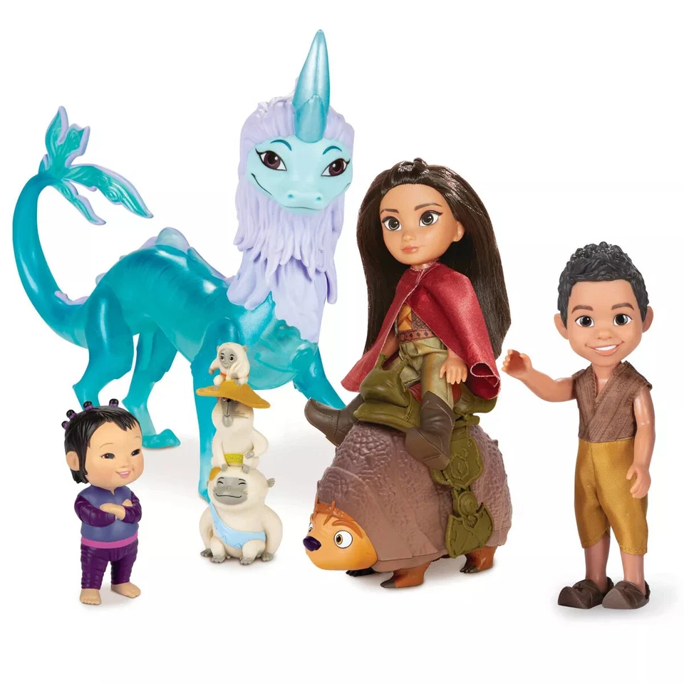 Disney Raya y el Último Dragón Personaje Muñeca Pequeña Raya y Amigos Set de Regalo Foto 1 de 4