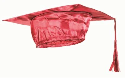 Graduation Cap Costume Accessory Kids Halloween - Red - Image 1 of 2