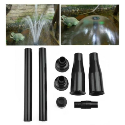 8 Stück Ersatzteil Springbrunnendüsen Aufsatz Set Springbrunnen Pumpe Teich EN - Bild 1 von 4